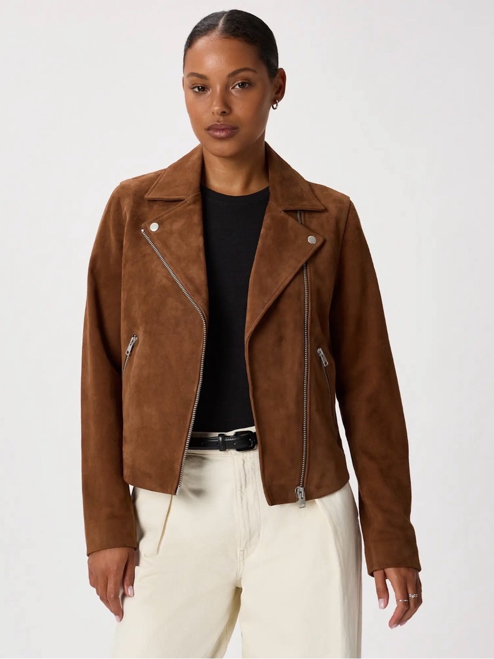 Quince 100% Suede Moto Jacket -